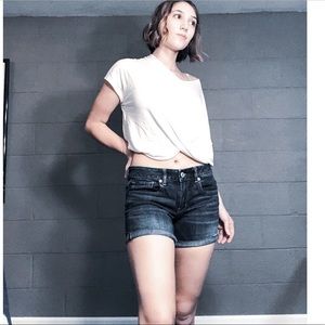 American eagle ‘super stretch’ jean shorts